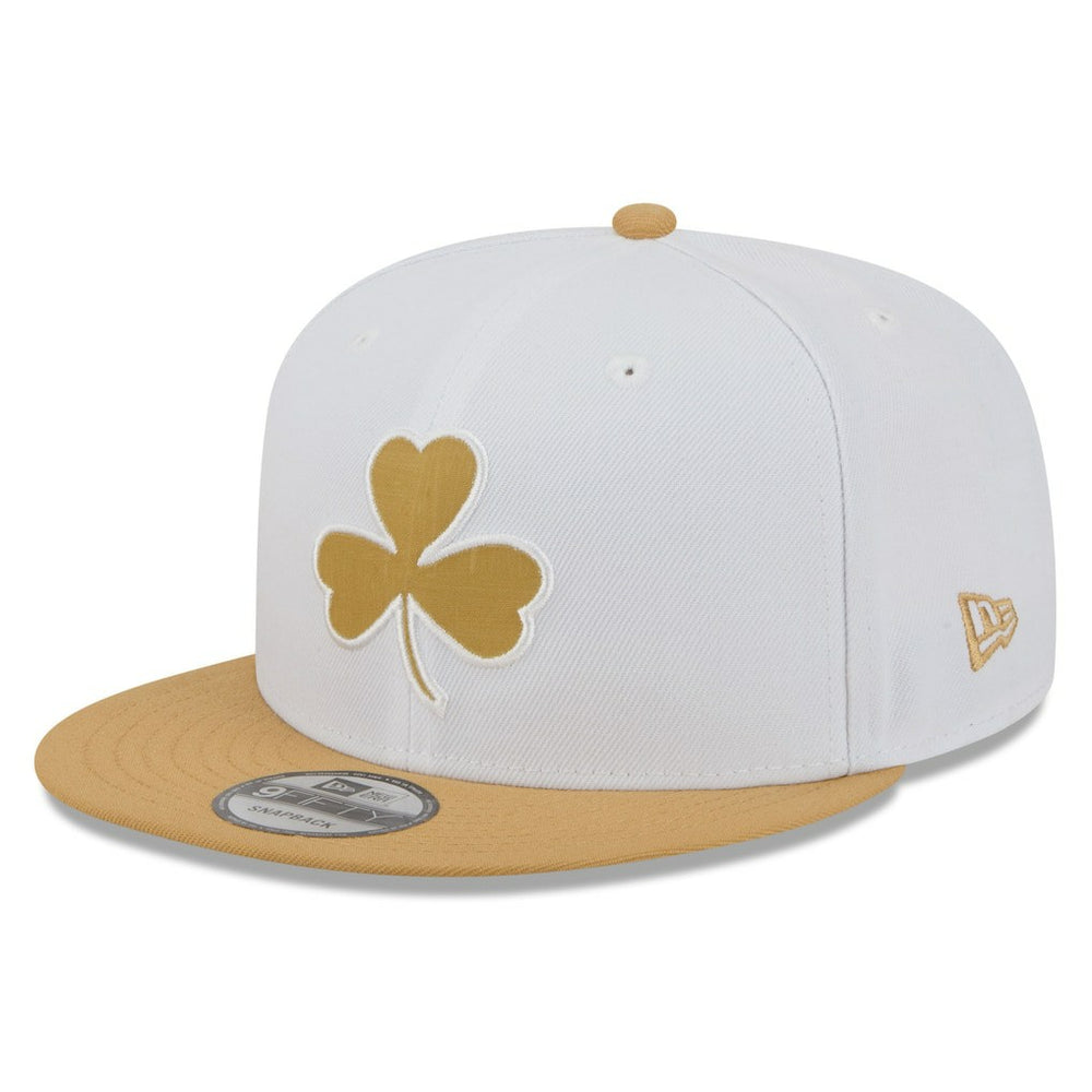 New Era Boston Celtics Youth 2025/26 City Edition 9FIFTY Snapback Hat White
