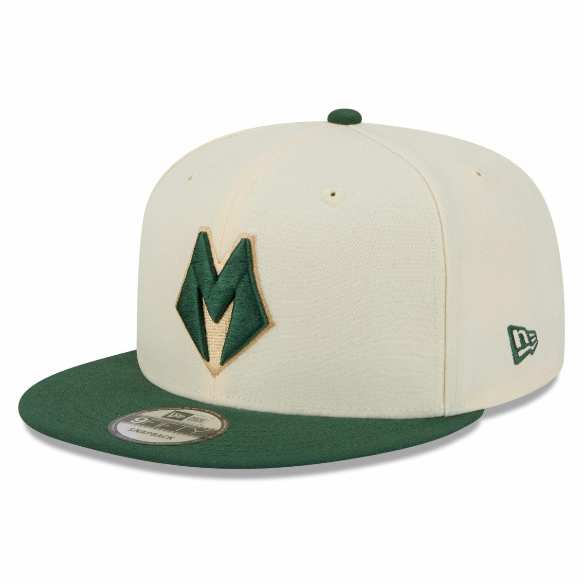 New Era Milwaukee Bucks Youth 2025/26 City Edition 9FIFTY Snapback Hat Tan