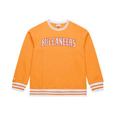 Tampa Bay Buccaneers 50th Season Coaches Sweatshirt – Orange - Mitchell & Ness