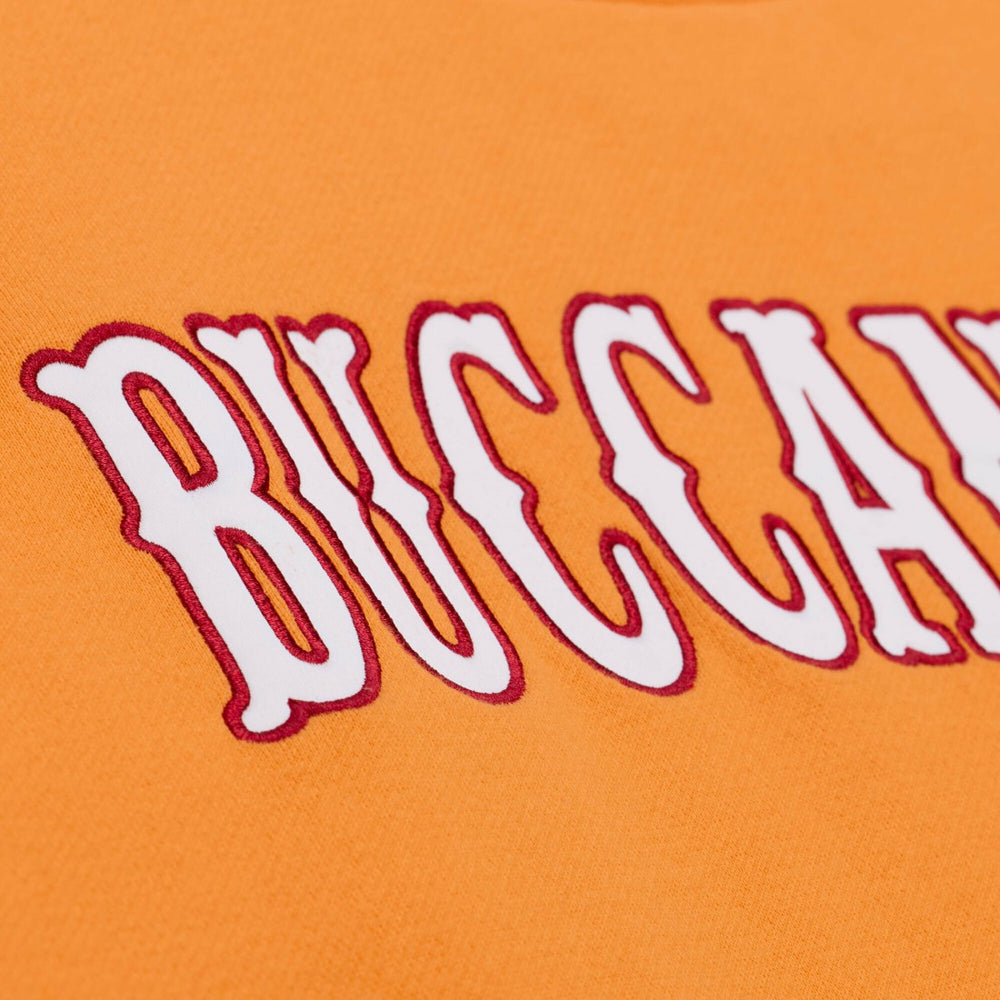 Tampa Bay Buccaneers 50th Season Coaches Sweatshirt – Orange - Mitchell & Ness