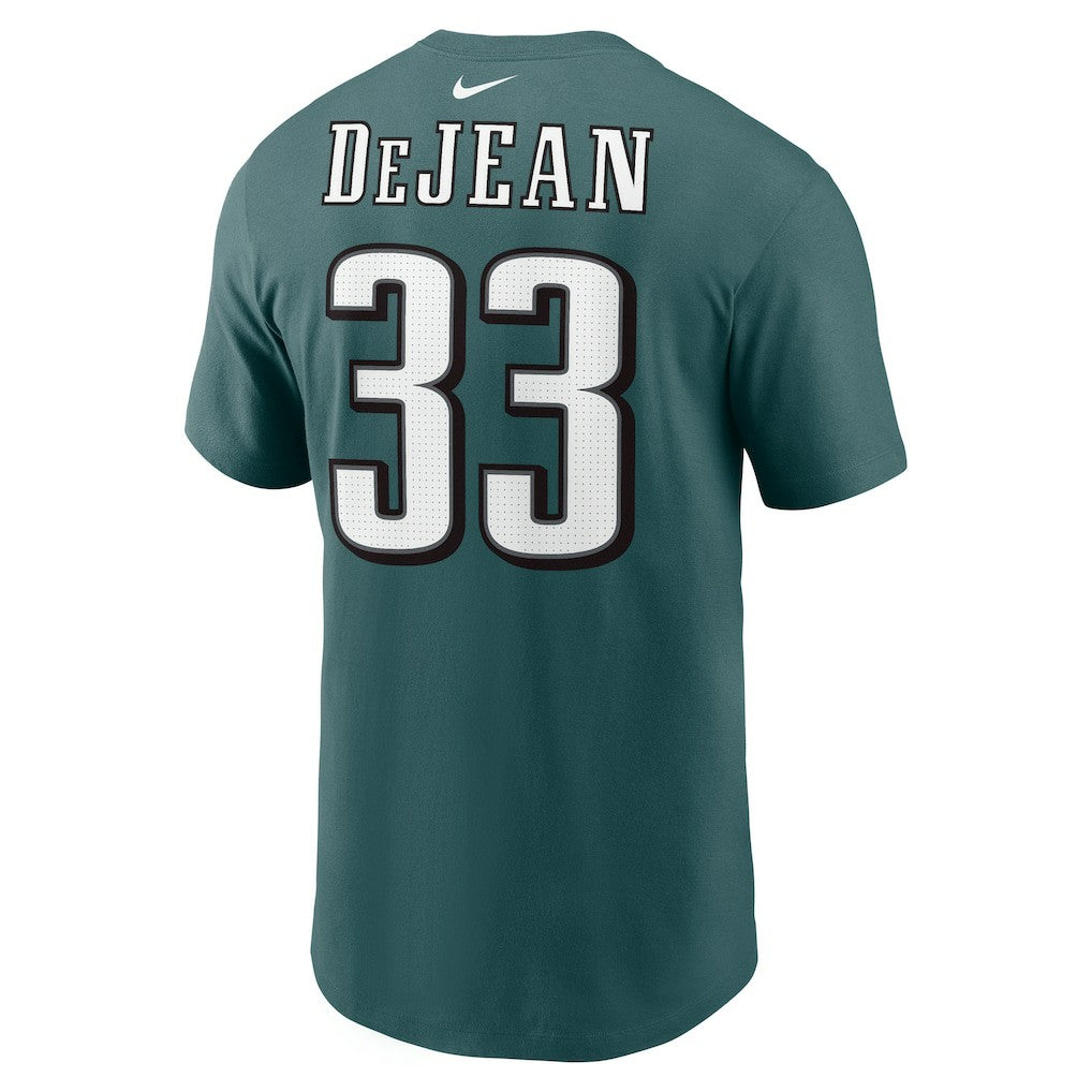 Cooper DeJean Philadelphia Eagles Player Name & Number T-Shirt - Midnight Green - Nike