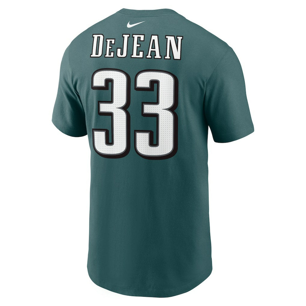 Cooper DeJean Philadelphia Eagles Player Name & Number T-Shirt - Midnight Green - Nike
