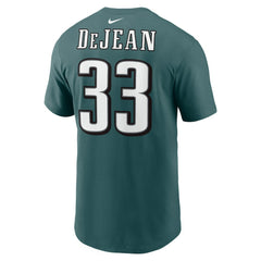 Cooper DeJean Philadelphia Eagles Player Name & Number T-Shirt - Midnight Green - Nike
