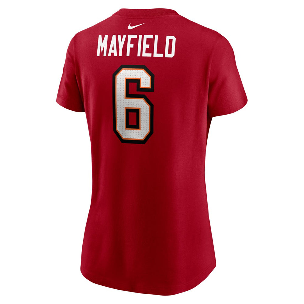 Baker Mayfield Tampa Bay Buccaneers Women's Player Name & Number T-Shirt - Red - Nike