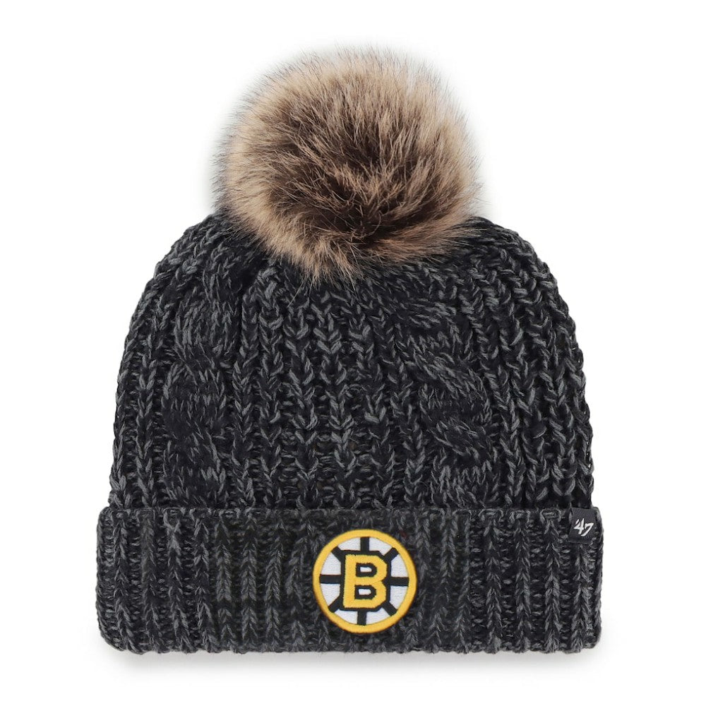 Boston Bruins '47 Women's Meeko Cuffed Knit Hat - Black | 47 brand near me