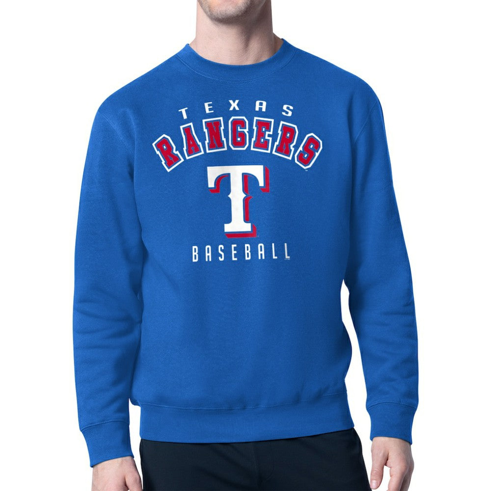 Texas Rangers Starter Team Logo Fleece Pullover Sweatshirt Discount