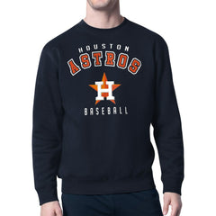 Houston Astros Starter Team Logo Fleece Pullover Sweatshirt Outlet