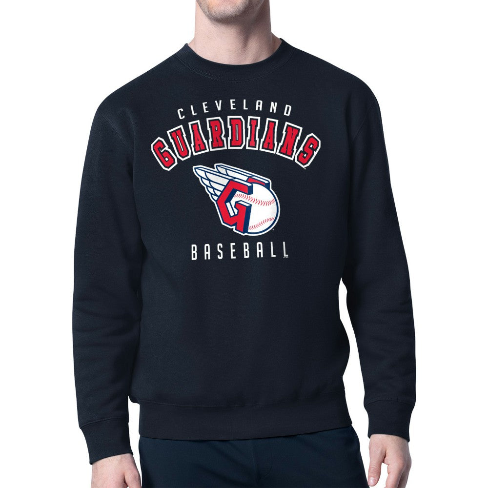 Cleveland Guardians Starter Team Logo Fleece Pullover Sweatshirt Discount