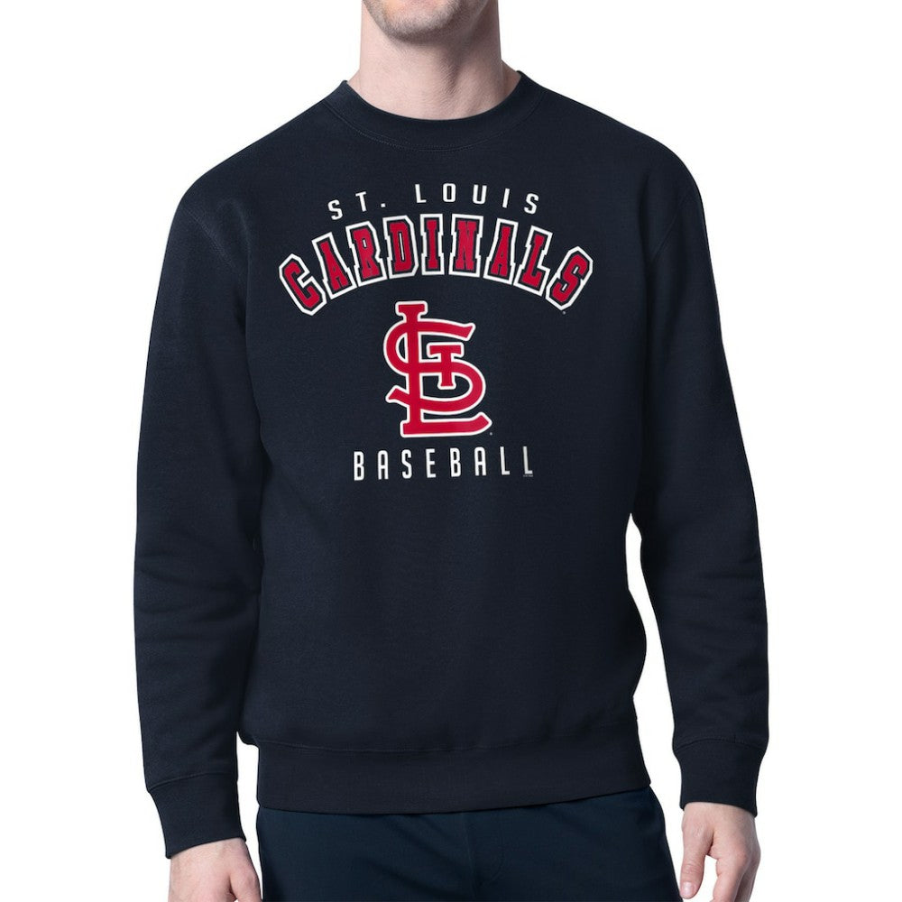 St. Louis Cardinals Starter Team Logo Fleece Pullover Sweatshirt Sale
