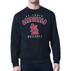 St. Louis Cardinals Starter Team Logo Fleece Pullover Sweatshirt Sale
