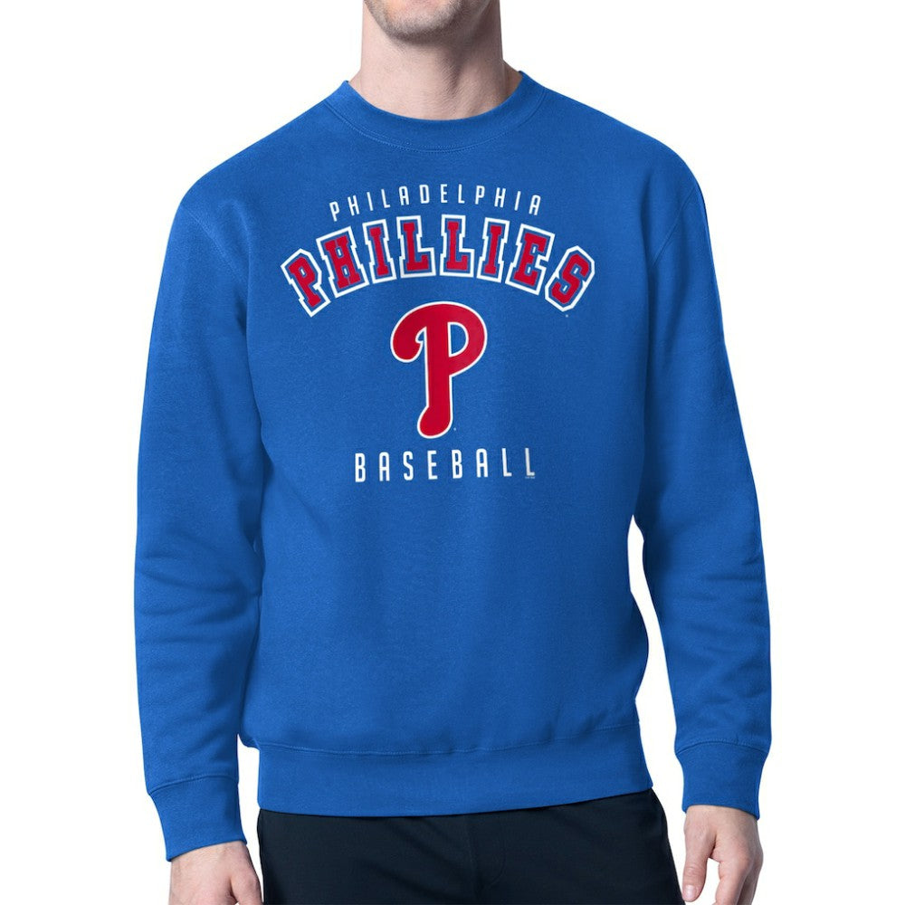 Philadelphia Phillies Starter Team Logo Fleece Pullover Sweatshirt Outlet