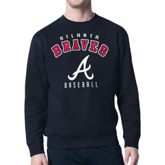 Atlanta Braves Starter Team Logo Fleece Pullover Sweatshirt Sale