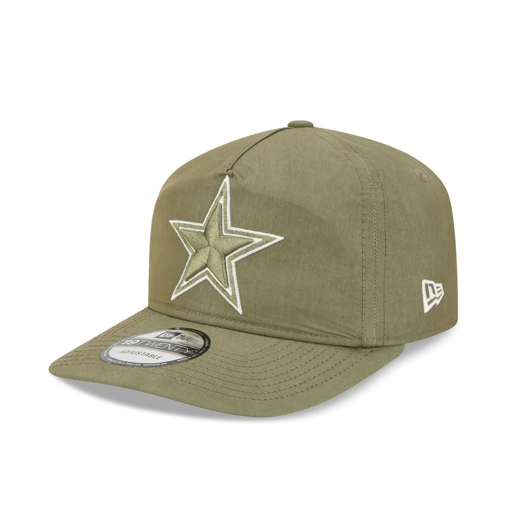 Dallas Cowboys New Era Male Adult Nylon 19TWENTY Adjustable Hat - Olive - NFL