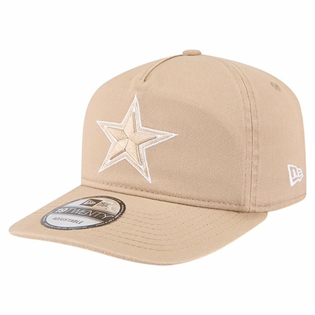 Dallas Cowboys New Era 19TWENTY Adjustable Hat - Tan - NFL