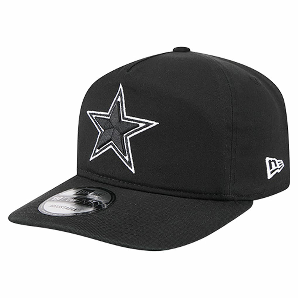 Dallas Cowboys New Era 19TWENTY Adjustable Hat - Black/White - NFL