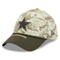 Dallas Cowboys New Era 2025 Salute to Service 39THIRTY Flex Hat - Camo - NFL