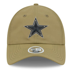 Dallas Cowboys New Era Women's 2025 Salute to Service Pony Tail Adjustable Hat - Green - NFL