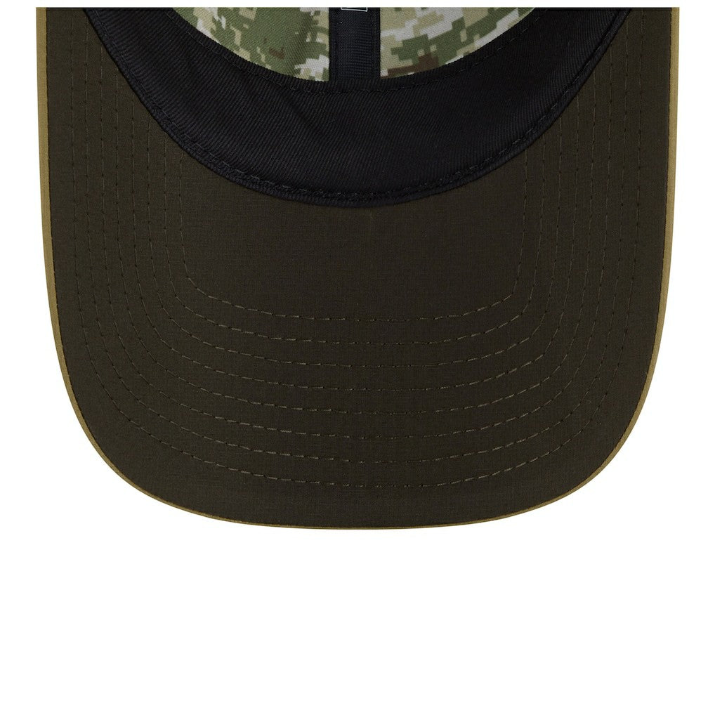 Dallas Cowboys New Era Women's 2025 Salute to Service Pony Tail Adjustable Hat - Green - NFL