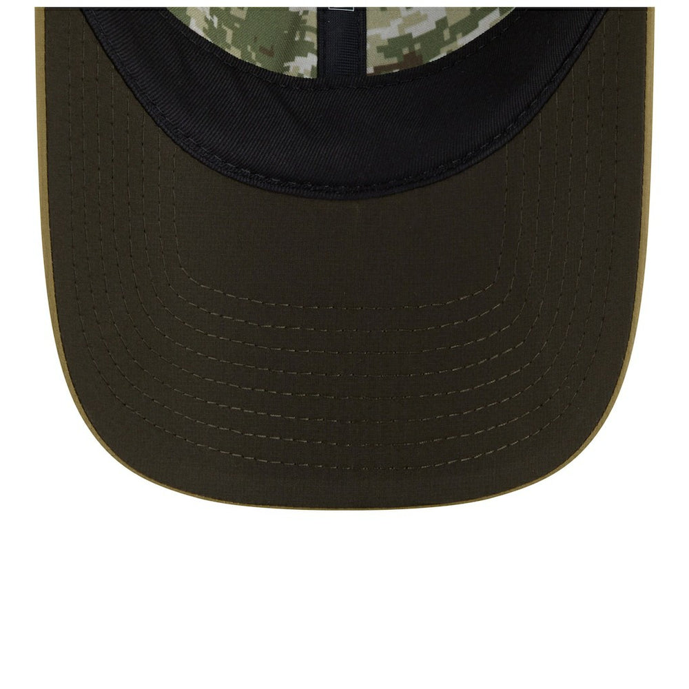 Dallas Cowboys New Era Women's 2025 Salute to Service Pony Tail Adjustable Hat - Green - NFL