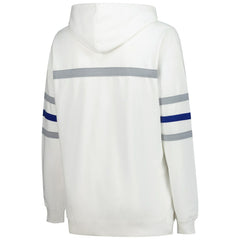 Seattle Seahawks Women's Plus Size Head Coach Throwback Pullover Hoodie - White - Mitchell & Ness