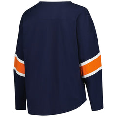 Chicago Bears Women's Plus Size Redzone 3/4-Sleeve Scoop Neck T-Shirt - Navy - Fanatics