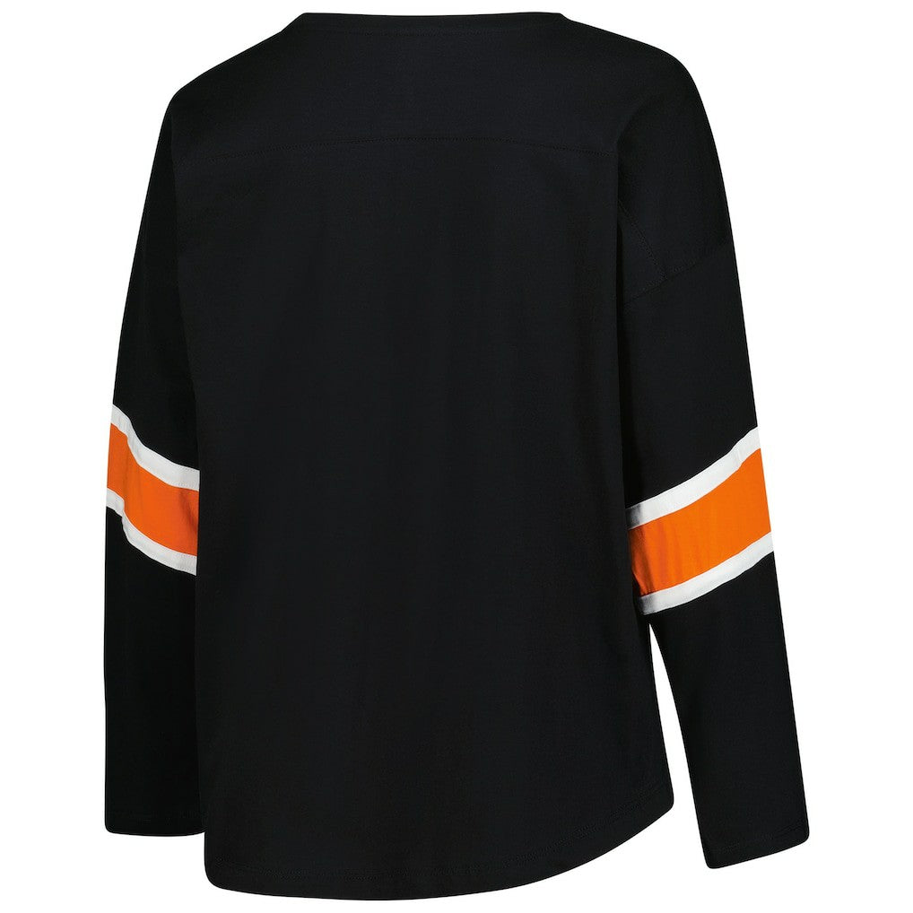 Cincinnati Bengals Women's Plus Size Redzone 3/4-Sleeve Scoop Neck T-Shirt - Black - Fanatics