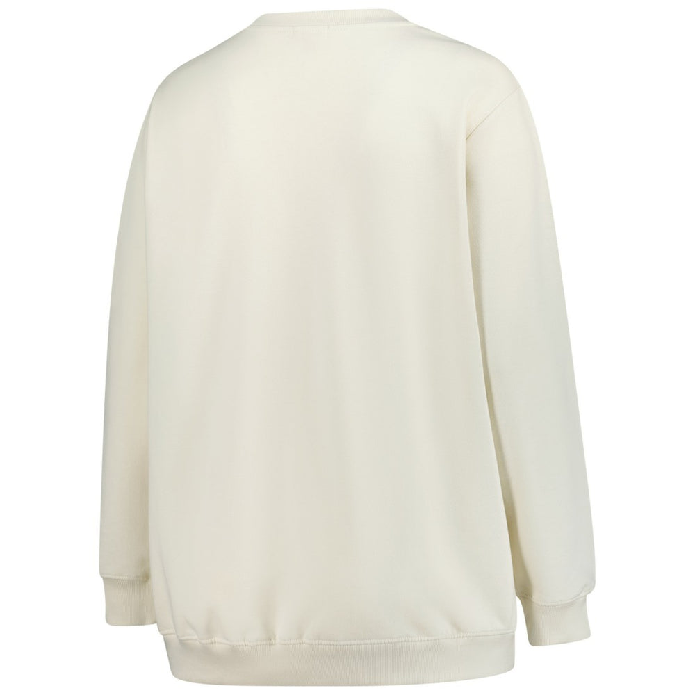 Green Bay Packers Women's Plus Size Shooting Star Sweatshirt - Cream - Mitchell & Ness