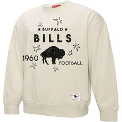 Buffalo Bills Women's Plus Size Shooting Star Sweatshirt - Cream - Mitchell & Ness