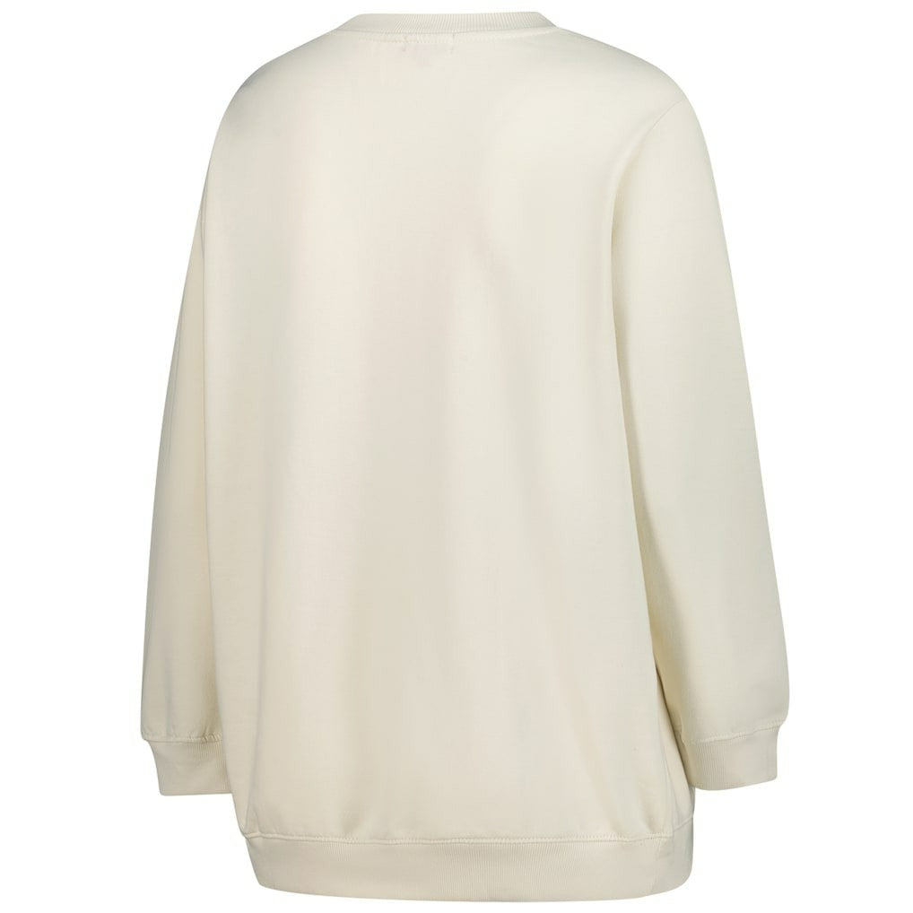 Seattle Seahawks Women's Plus Size Shooting Star Sweatshirt - Cream - Mitchell & Ness