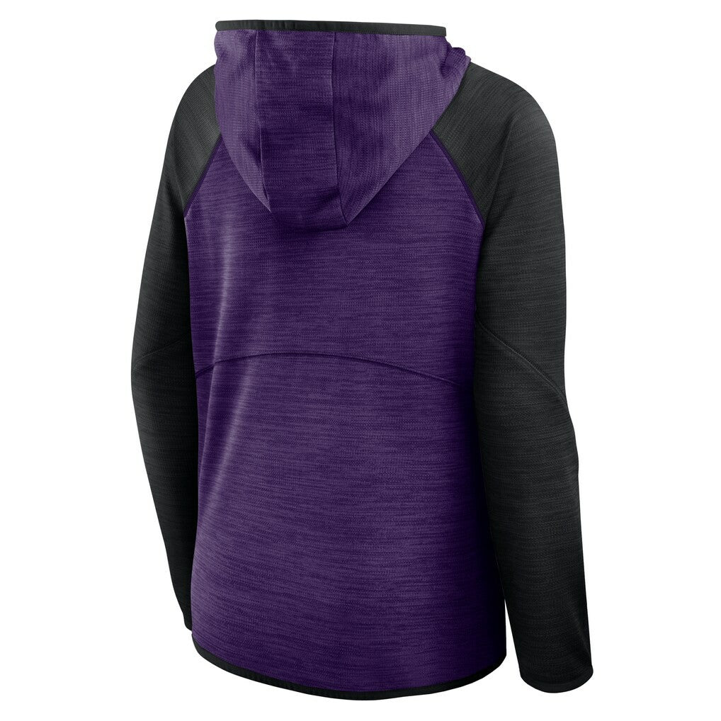 Baltimore Ravens Women's Plus Size End Around Pass Full-Zip Hoodie - Purple - Fanatics