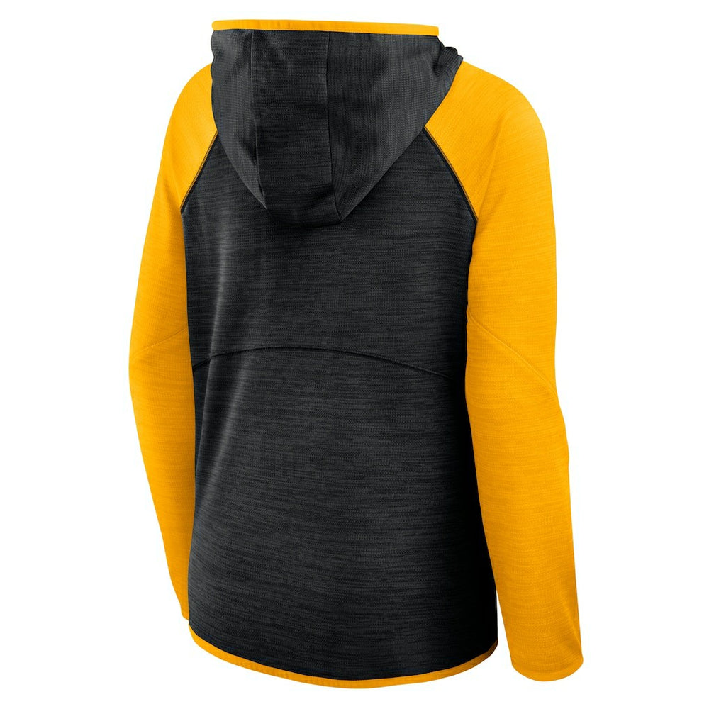 Pittsburgh Steelers Women's Plus Size End Around Pass Full-Zip Hoodie - Black - Fanatics