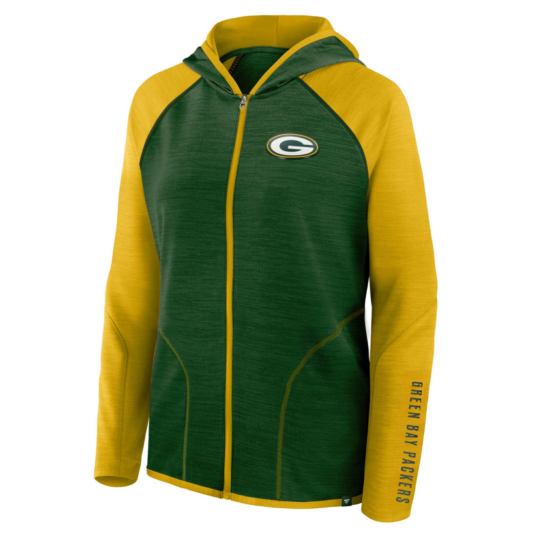 Green Bay Packers Women's Plus Size End Around Pass Full-Zip Hoodie - Green - Fanatics