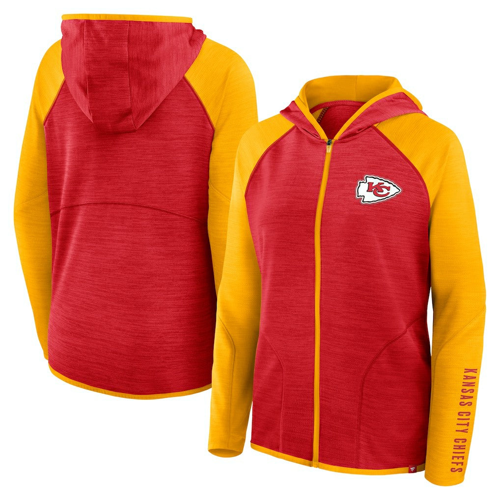 Kansas City Chiefs Women's Plus Size End Around Pass Full-Zip Hoodie - Red - Fanatics