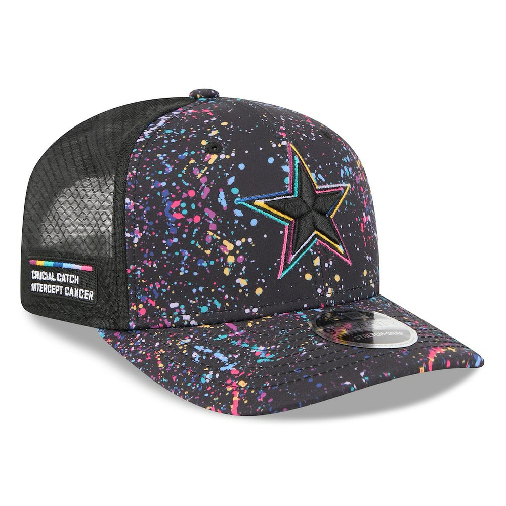 Dallas Cowboys New Era 2025 NFL Crucial Catch 9SEVENTY Adjustable Hat - Black - NFL