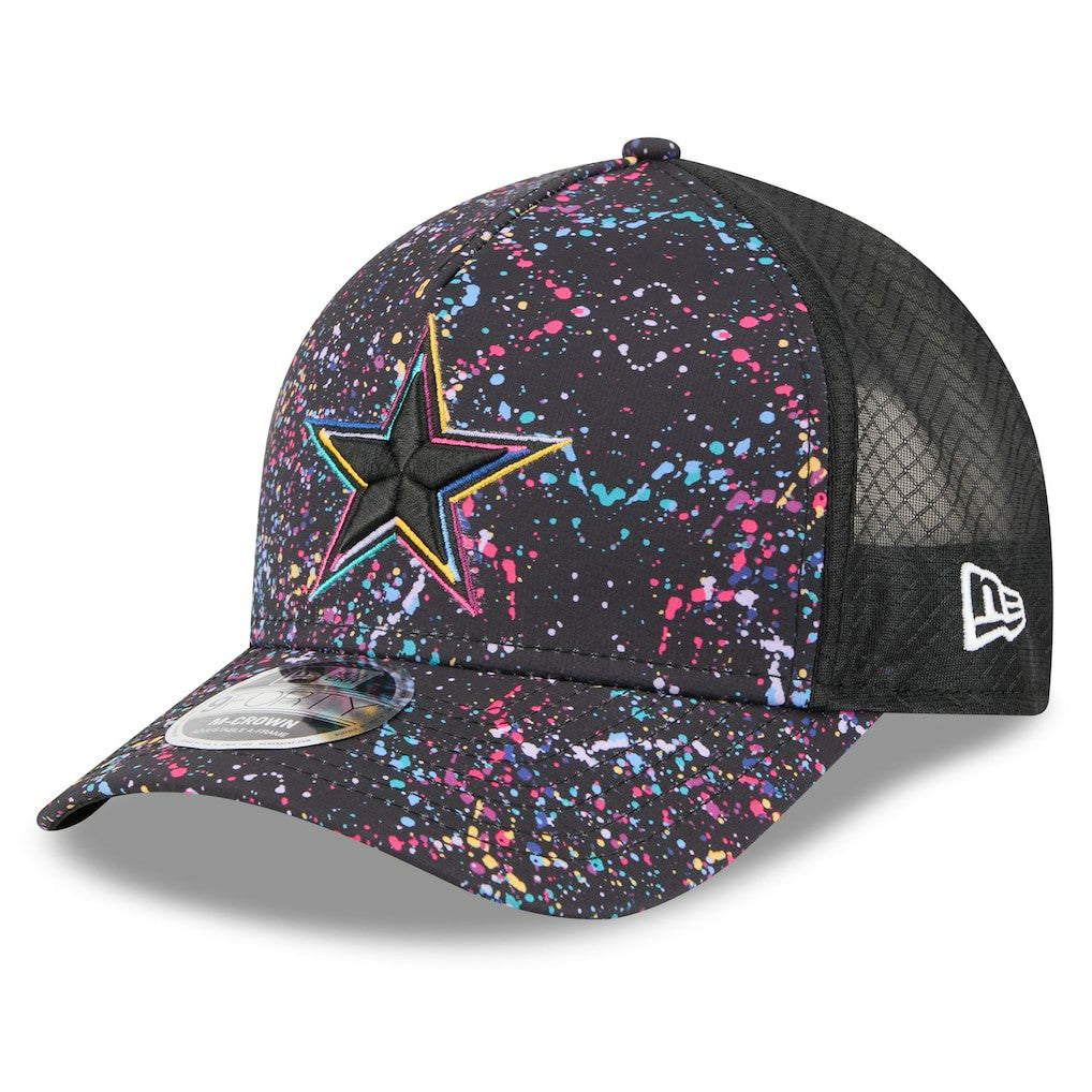 Dallas Cowboys New Era 2025 NFL Crucial Catch 9FORTY Adjustable Hat - Black - NFL