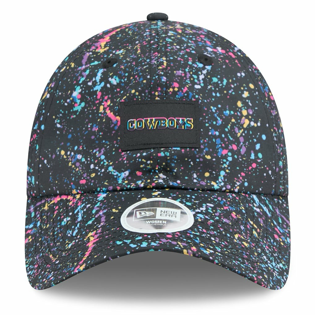 Dallas Cowboys New Era Women's 2025 NFL Crucial Catch Pony Tail Adjustable Hat - Black - NFL