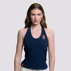 Boston Red Sox Lusso Women's Noelle V-Neck Tank Top for sale