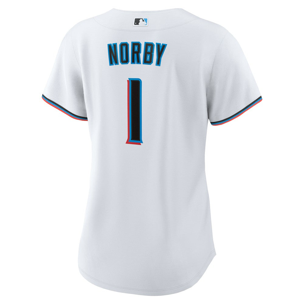 Connor Norby Miami Marlins Nike Women's Home Replica Jersey Online