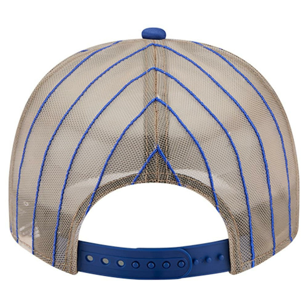 Texas Rangers New Era Vintage Arched Foam Front 9FIFTY A-Frame Adjustable Trucker Hat Discount