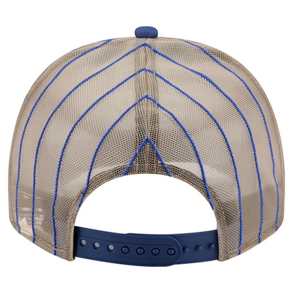 Los Angeles Dodgers New Era Vintage Arched Foam Front 9FIFTY A-Frame Adjustable Trucker Hat for sale
