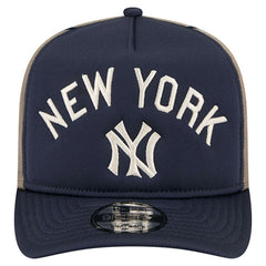 New York Yankees New Era Vintage Arched Foam Front 9FIFTY A-Frame Adjustable Trucker Hat Online