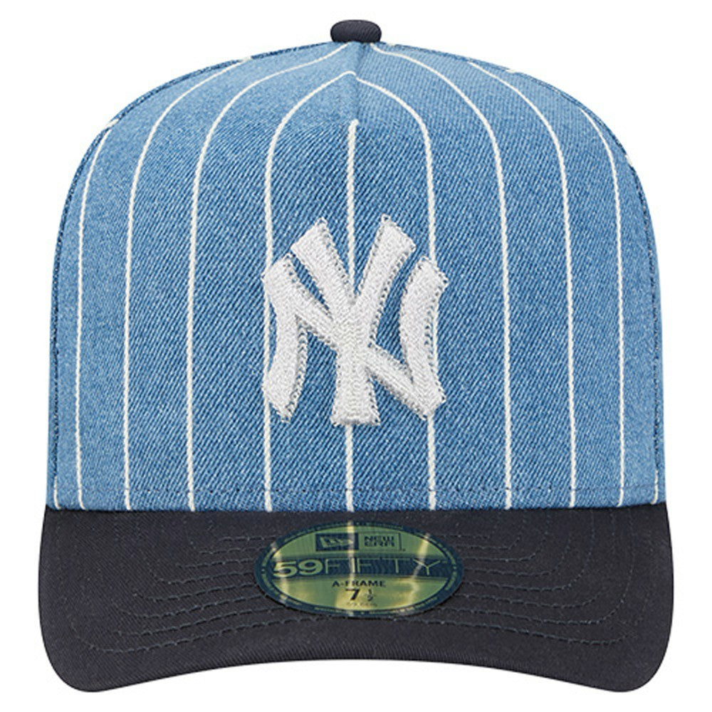 New York Yankees New Era Parallel A-Frame 59FIFTY Fitted Hat Outlet