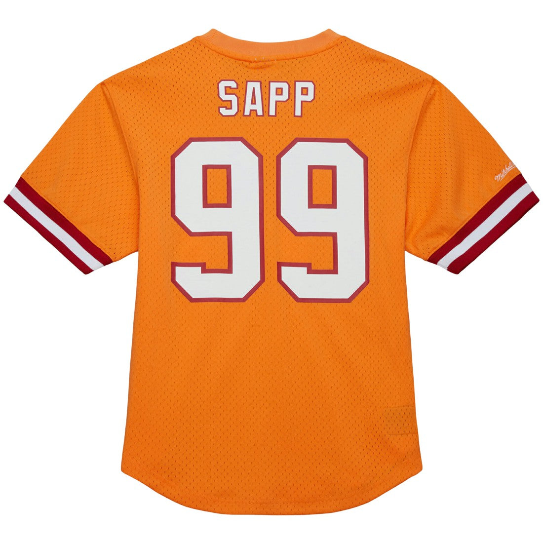 Warren Sapp Tampa Bay Buccaneers Retired Player Name & Number Mesh Top - Orange - Mitchell & Ness