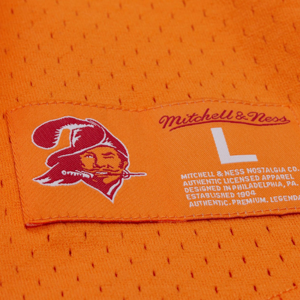 Warren Sapp Tampa Bay Buccaneers Retired Player Name & Number Mesh Top - Orange - Mitchell & Ness