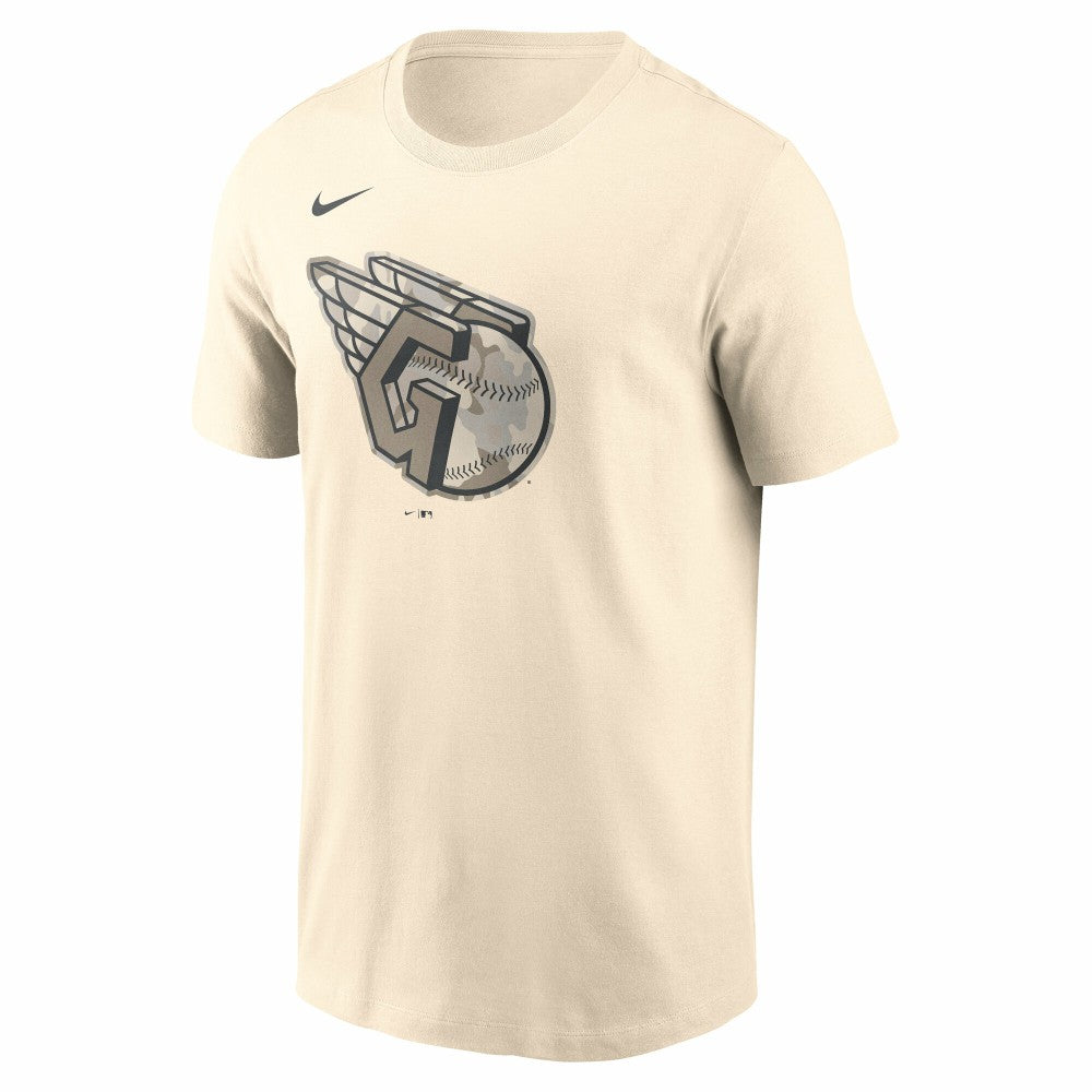 Cleveland Guardians Nike Camo Logo T-Shirt for sale