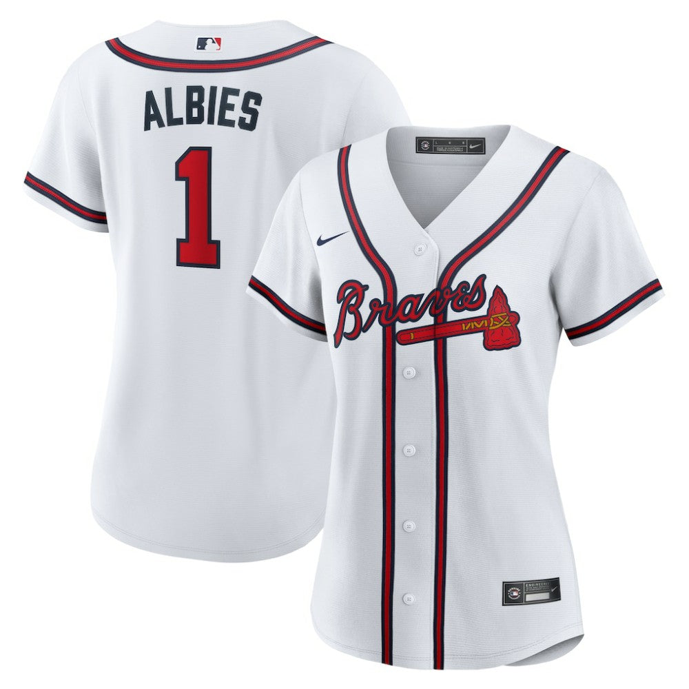 Ozzie Albies Atlanta Braves Nike Women's Home Replica Jersey Online