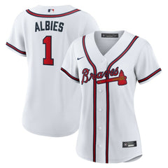 Ozzie Albies Atlanta Braves Nike Women's Home Replica Jersey Online