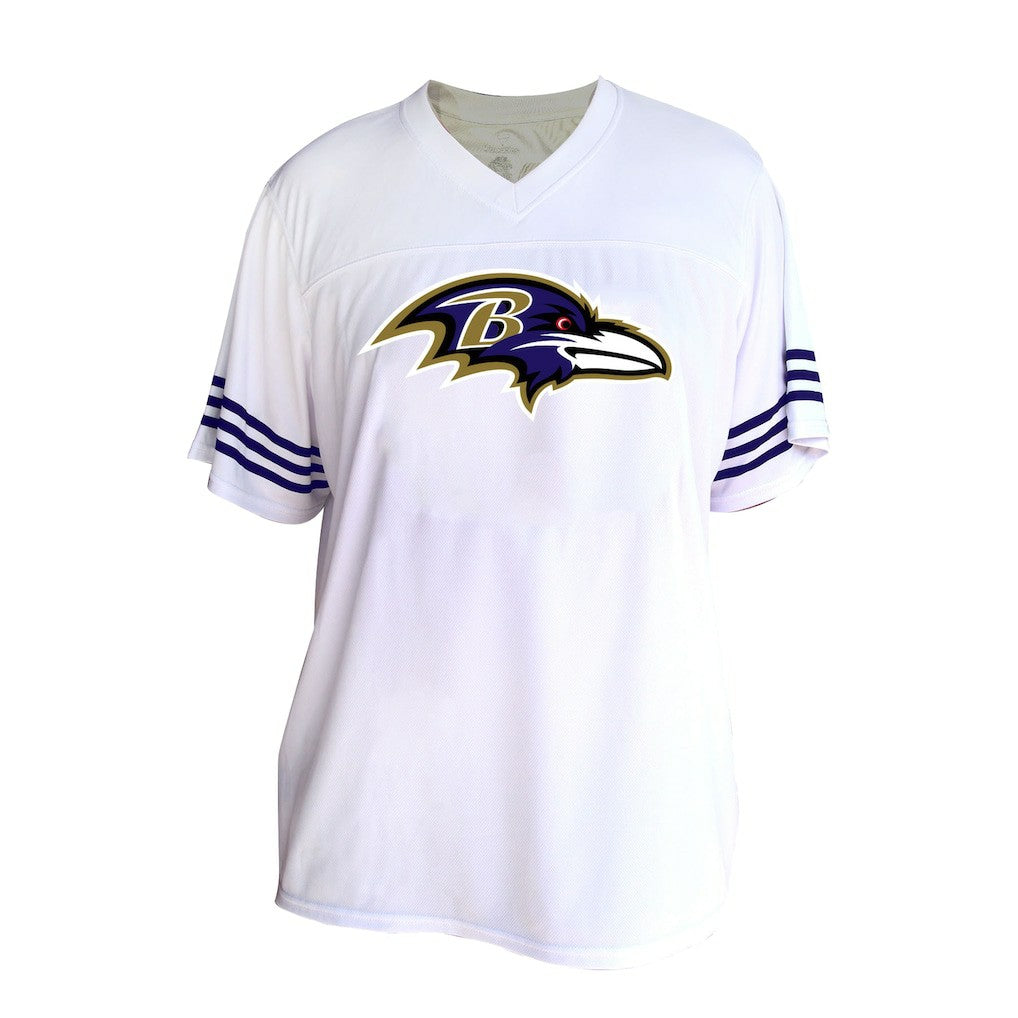 Lamar Jackson Baltimore Ravens Women's Plus Size Fashion Jersey - White - Fanatics