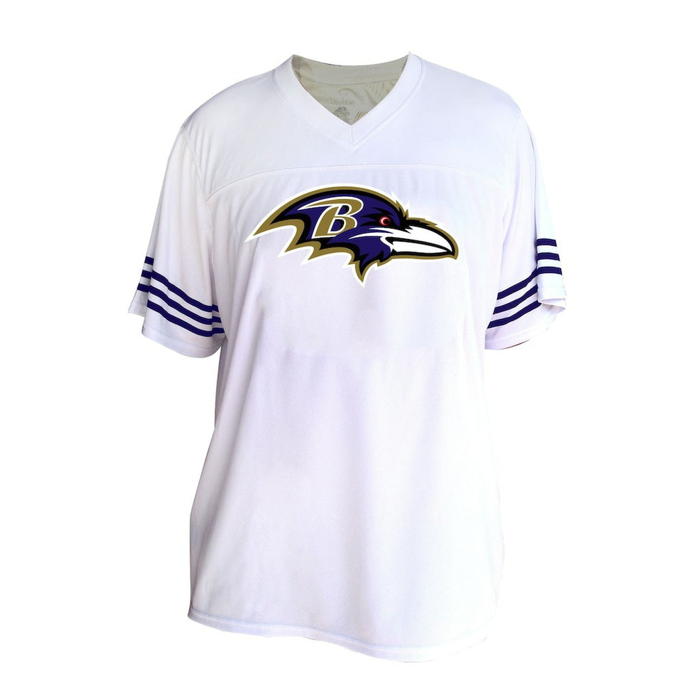 Lamar Jackson Baltimore Ravens Women's Plus Size Fashion Jersey - White - Fanatics