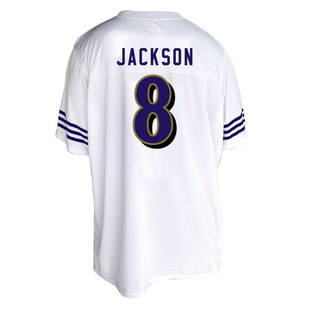 Lamar Jackson Baltimore Ravens Women's Plus Size Fashion Jersey - White - Fanatics